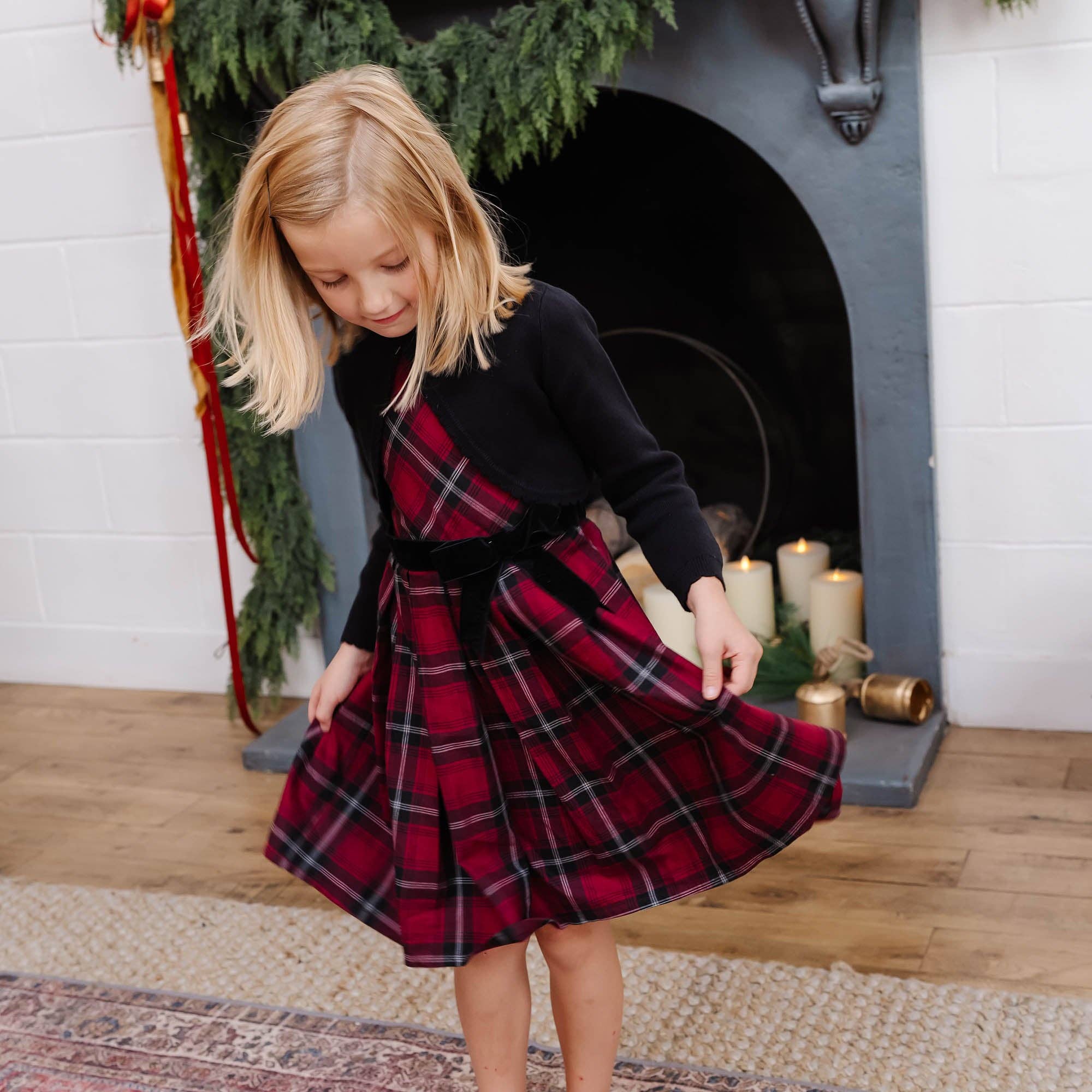 Image of Organic Peter Pan Collar Party Dress